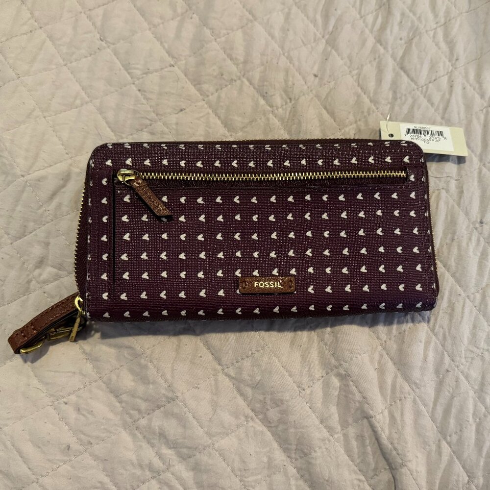 Fossil Logan Zip Wallet